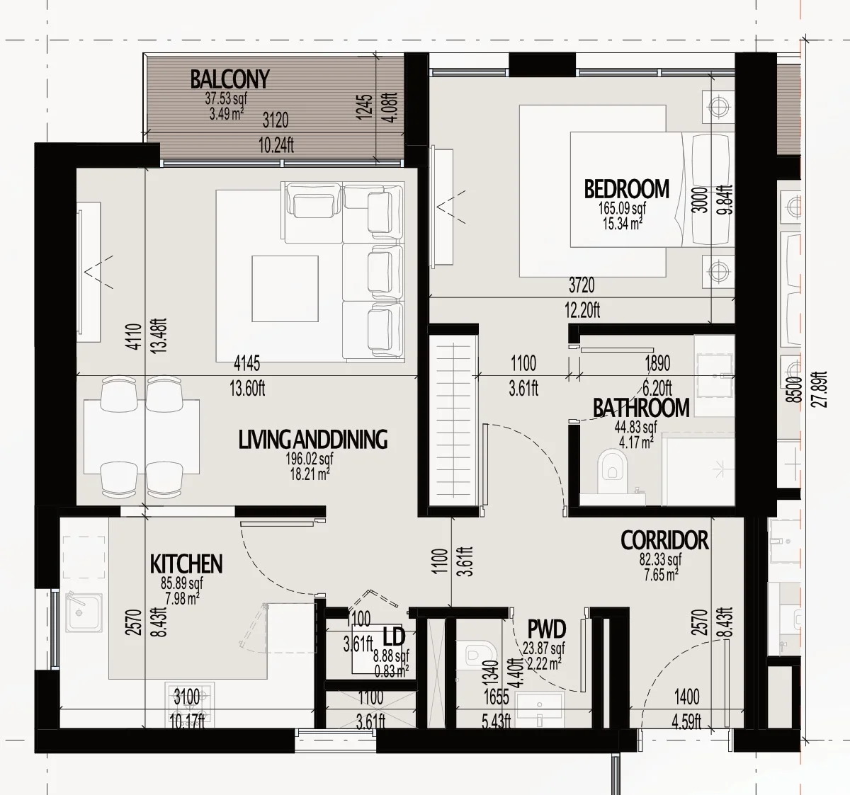 2 Bedroom